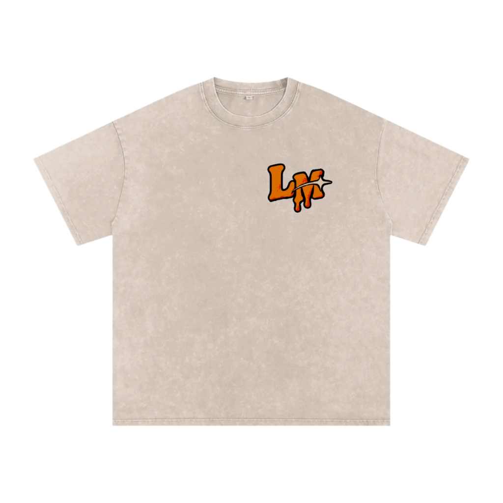 LOVE MONEY “FAVORITE APRICOT” LM OVERSIZED T-SHIRT BY MARC CHRISTOPHE