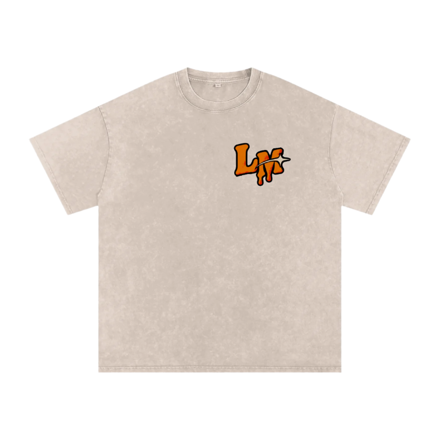 LOVE MONEY “FAVORITE APRICOT” LM OVERSIZED T-SHIRT BY MARC CHRISTOPHE