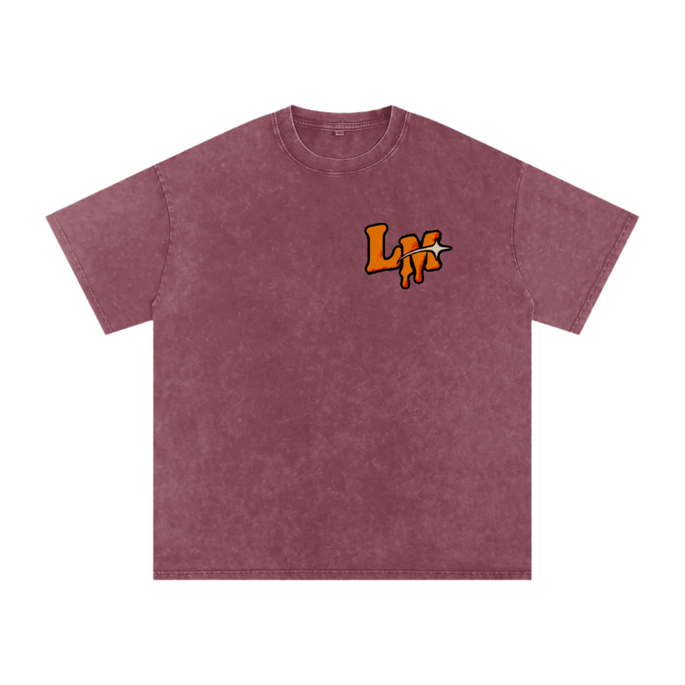 LOVE MONEY “CRIMSON RED” LM OVERSIZED T-SHIRT BY MARC CHRISTOPHE