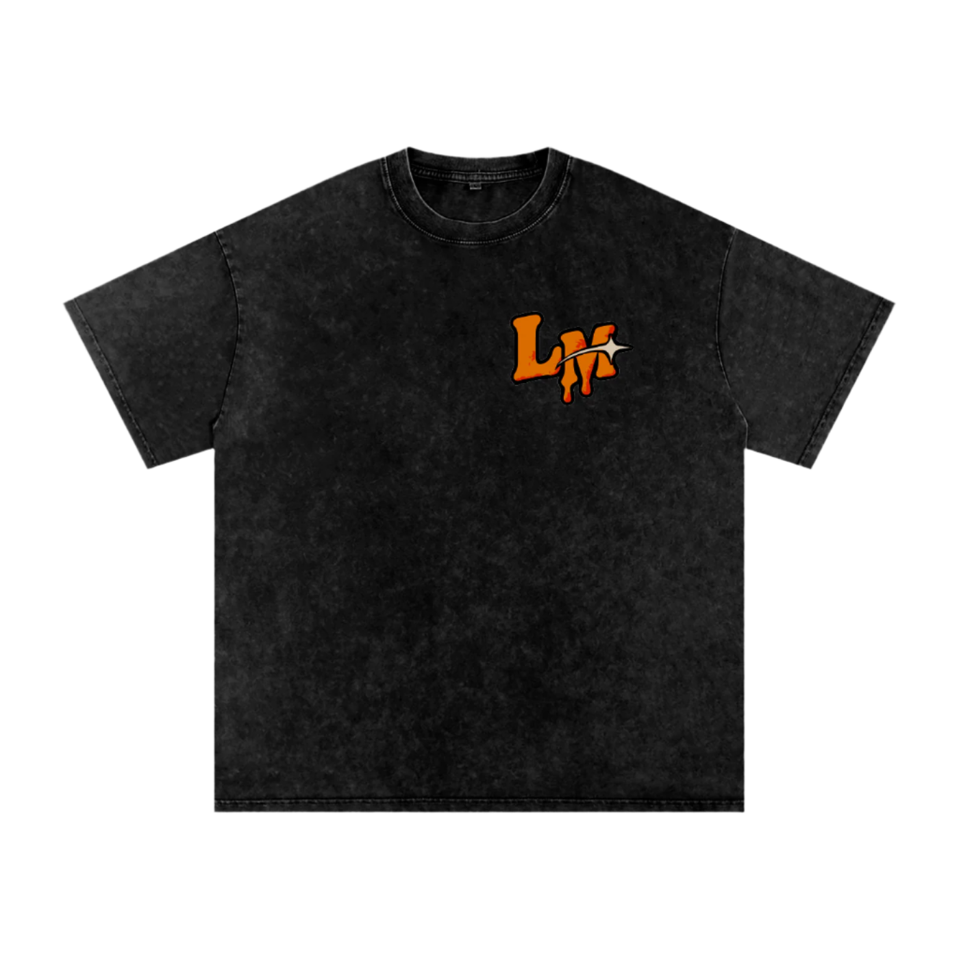 LOVE MONEY “ACID BLACK” LM OVERSIZED T-SHIRT BY MARC CHRISTOPHE
