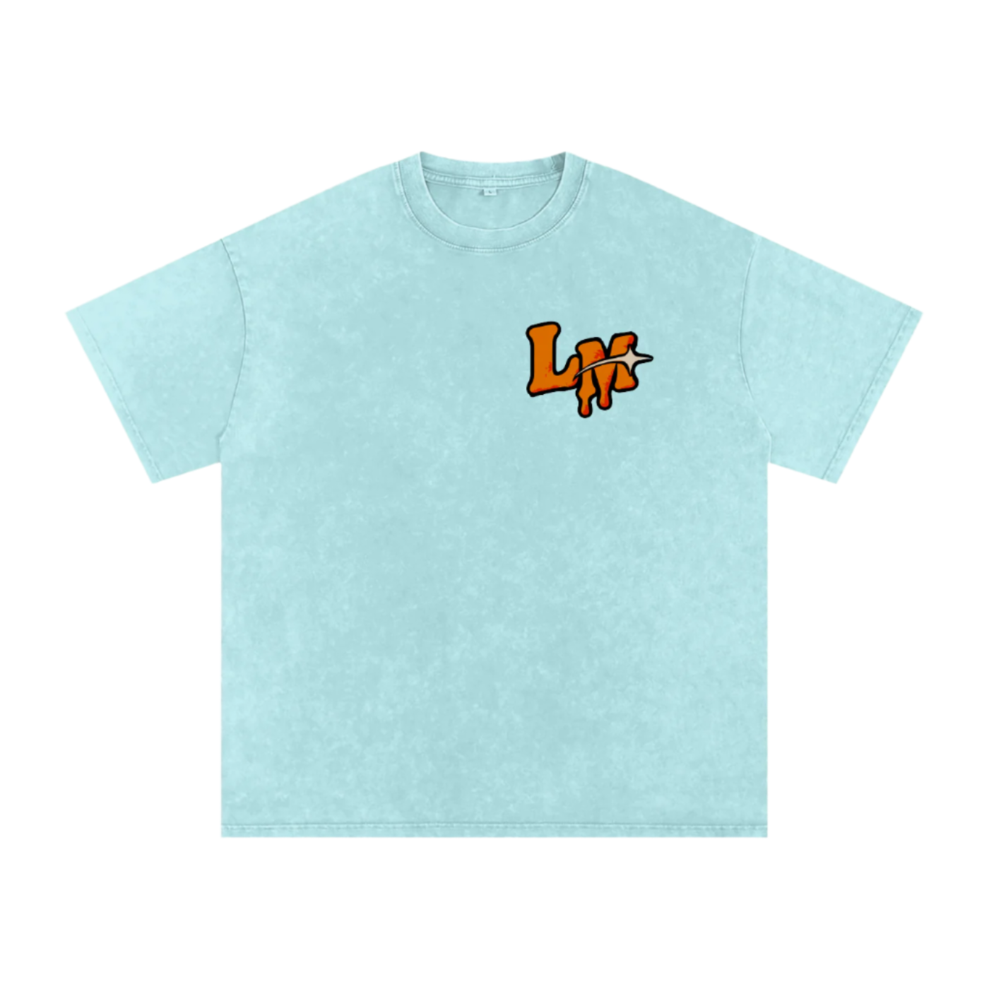 LOVE MONEY “PASTEY BLUE” LM OVERSIZED T-SHIRT BY MARC CHRISTOPHE